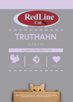 RedLine Cat Kitten Truthahn & Huhn getreidefrei 1,5 kg